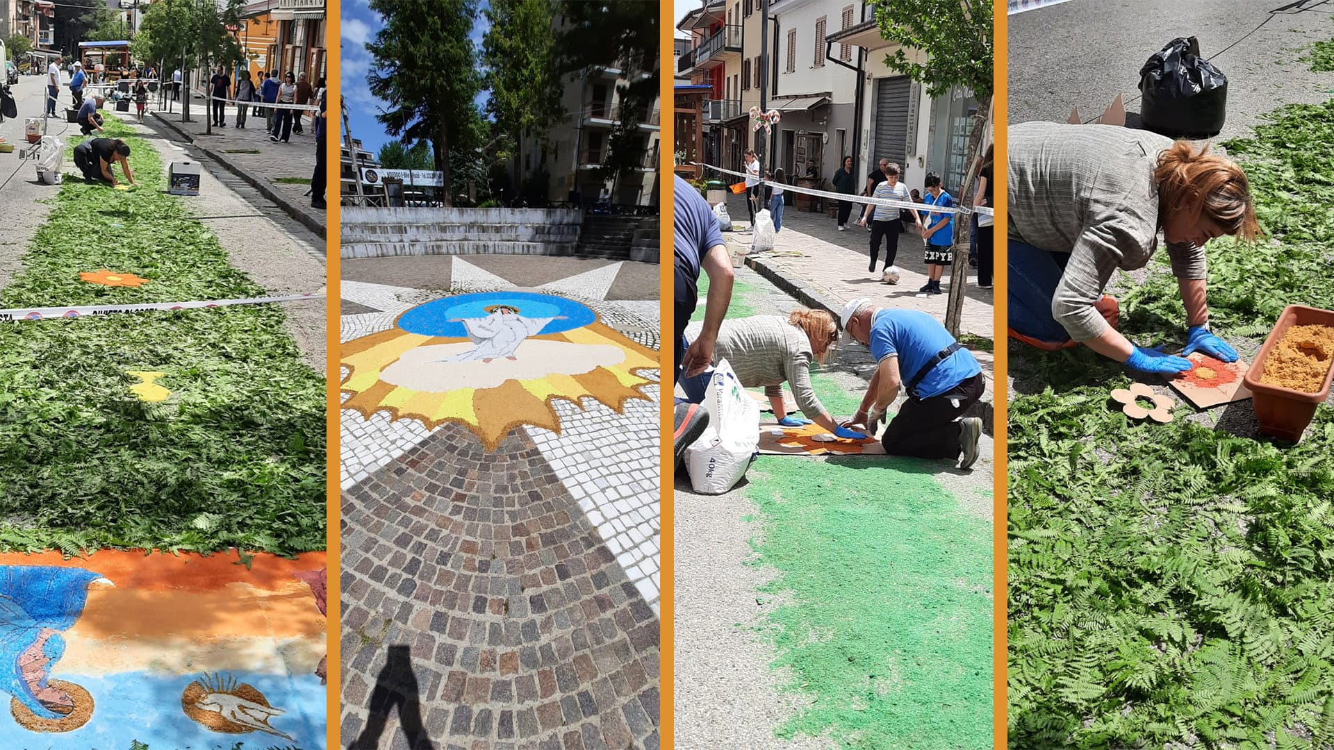 A Camigliatello torna l'infiorata, un momento di arte e di fede