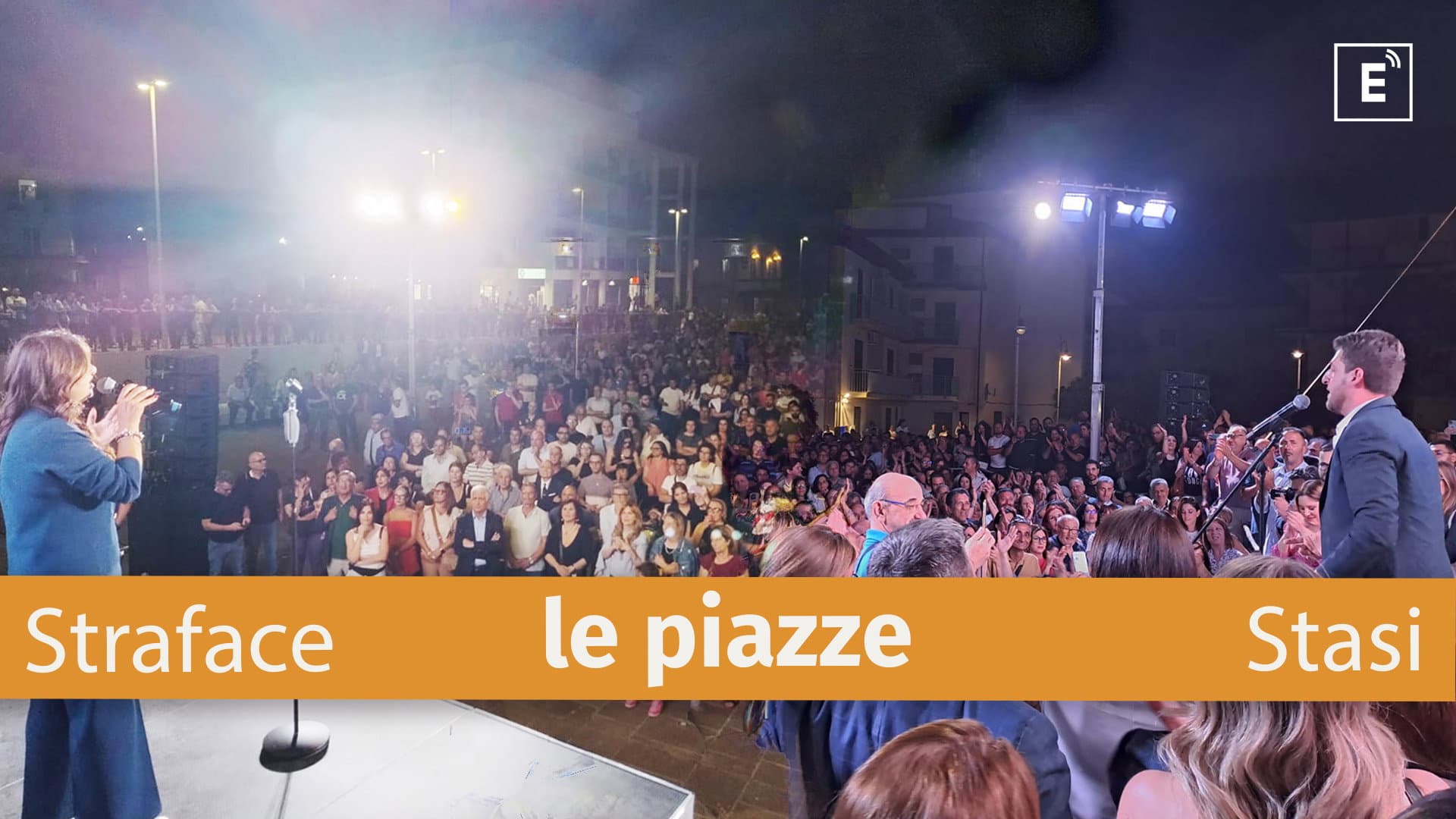 Il calore delle piazze di Corigliano-Rossano per l'ultima notte prima del voto