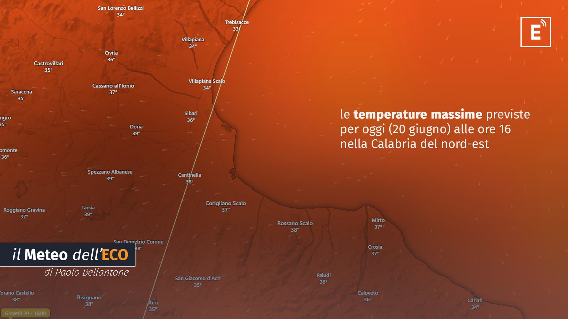 Giornata infernale. Fiammata nordafricana: caldo, umidità e sabbia desertica