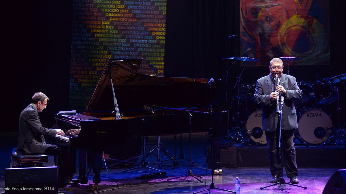Il duo Pancella - D'Amato in concerto al pontile di Trebisacce