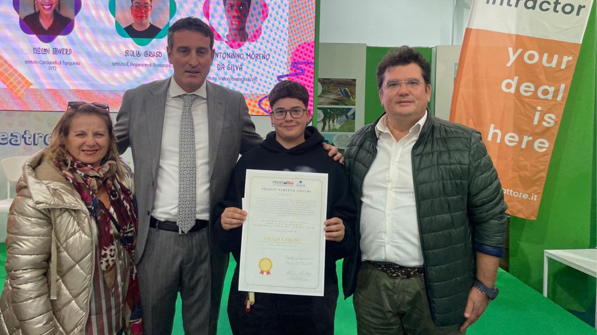 Studentessa dell'Istituto Agrario di Co-Ro prima classificata al Premio Nazionale Cocchi
