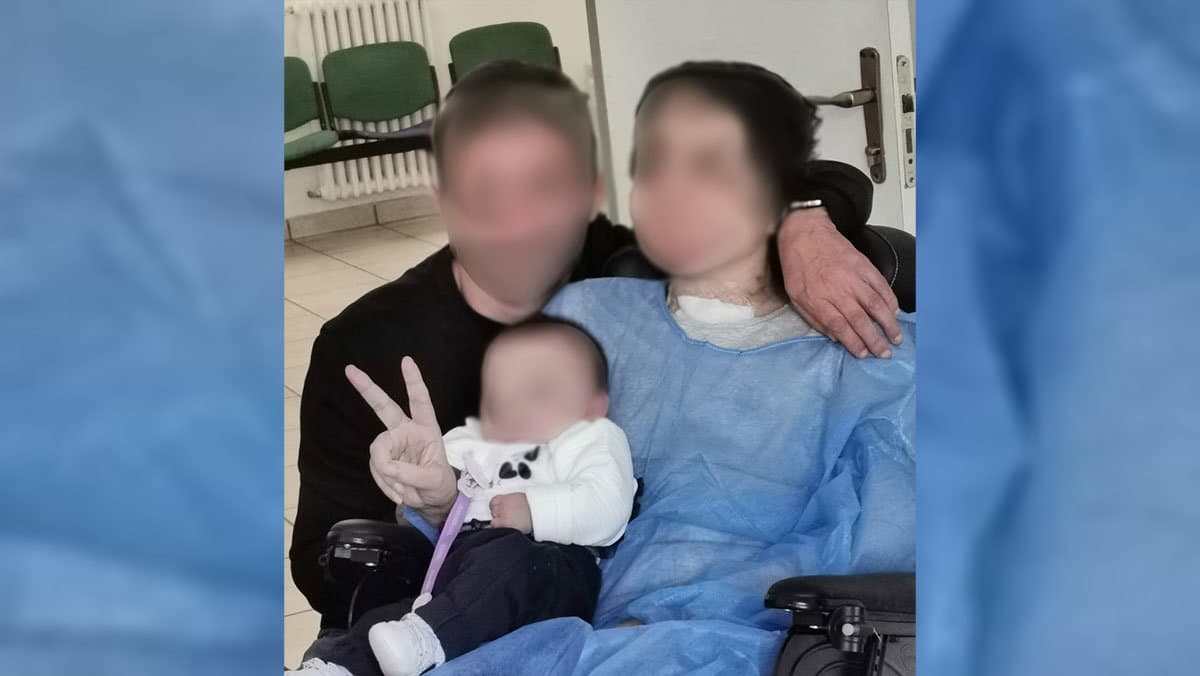 Giovane mamma si risveglia dal coma dopo 2 mesi e abbraccia la sua bimba partorita pochi giorni prima del danno neurologico