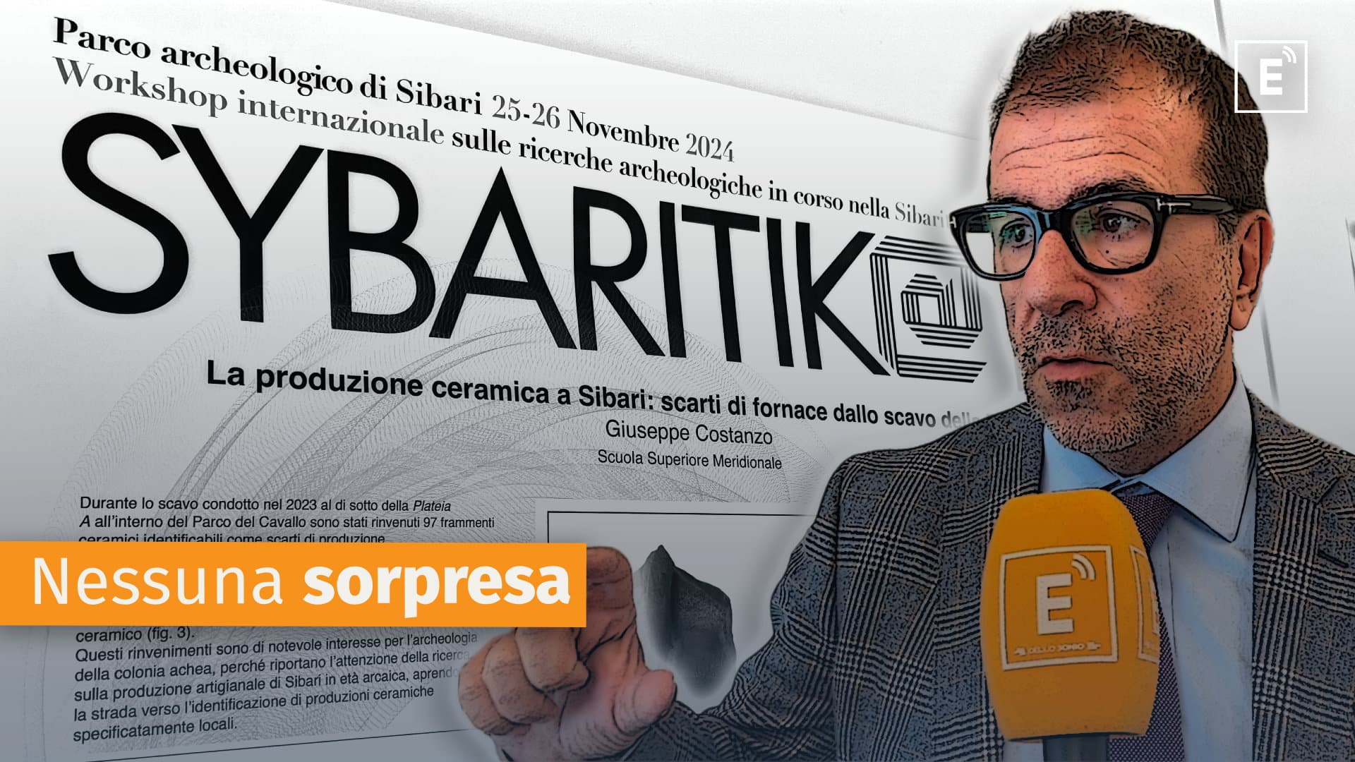 «Sybaris è a Sibari». Demma "svela" le ricerche degli ultimi anni: «Tante scoperte e nuove visioni» | VIDEO