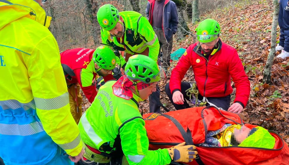 Albidona: cacciatore cade e viene salvato dal soccorso alpino