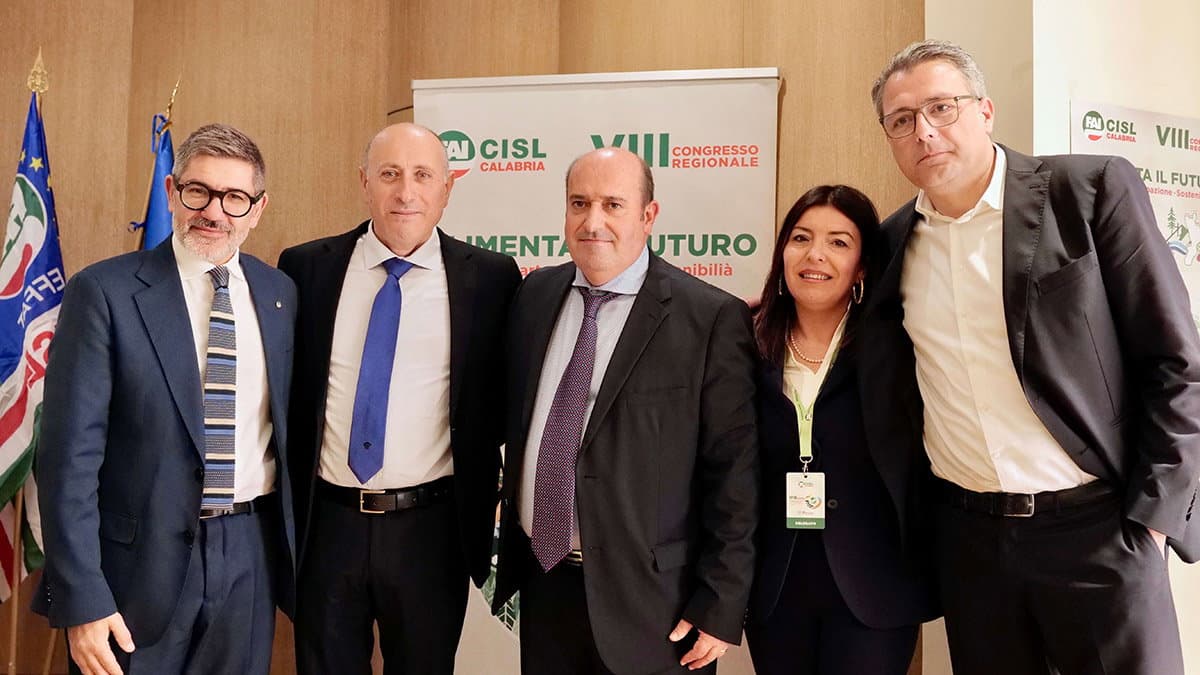 Fai Cisl Calabria, Fortunato confermato Segretario Generale. Eletti in Segreteria Genova e De Luca