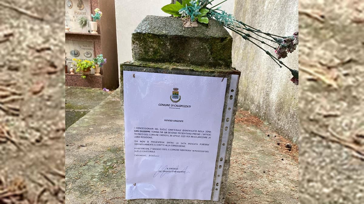 Calopezzati, Fratelli d'Italia sulle concessioni cimiteriali: «Comportamento inaccettabile»