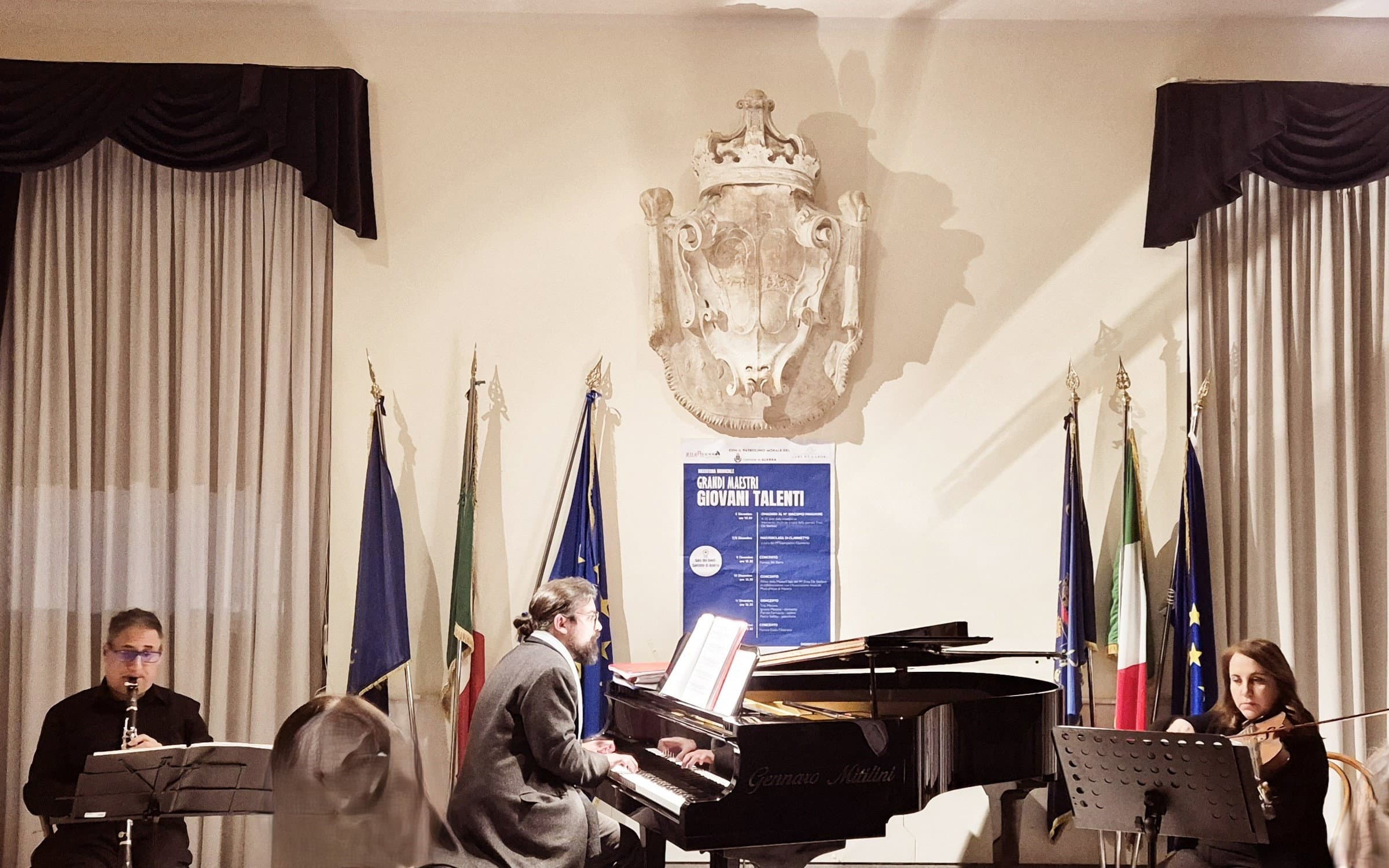 Concerto del Trio Ferruccio, Messina e Sellitto alla sala Mahler di Trebisacce