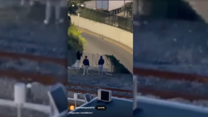 Cosa facevano quei tre ragazzi sul sovrappasso di Viale Sant'Angelo? | VIDEO