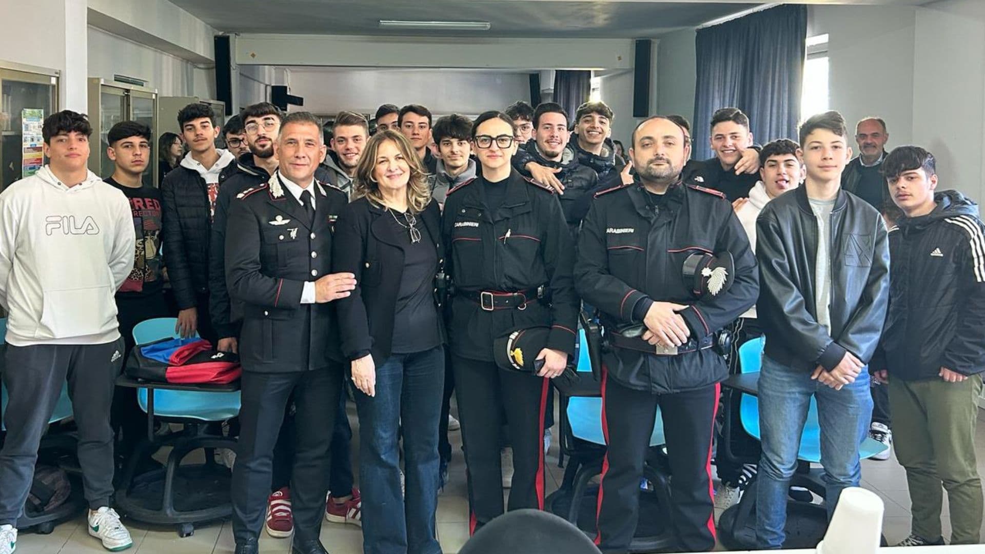 Al Palma Green Falcone Borsellino scuola e Carabinieri insieme per formare cittadini consapevoli
