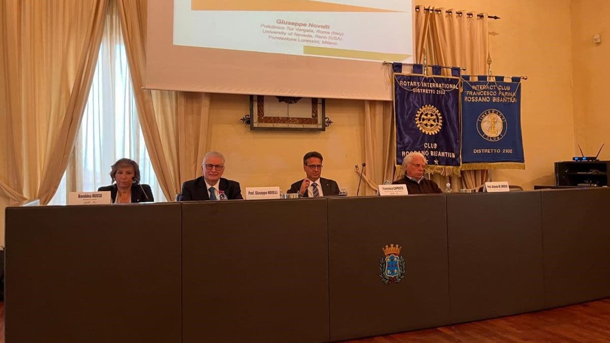Salute e futuro al centro dell'incontro organizzato dal Club Rotary “Rossano Bisantium”