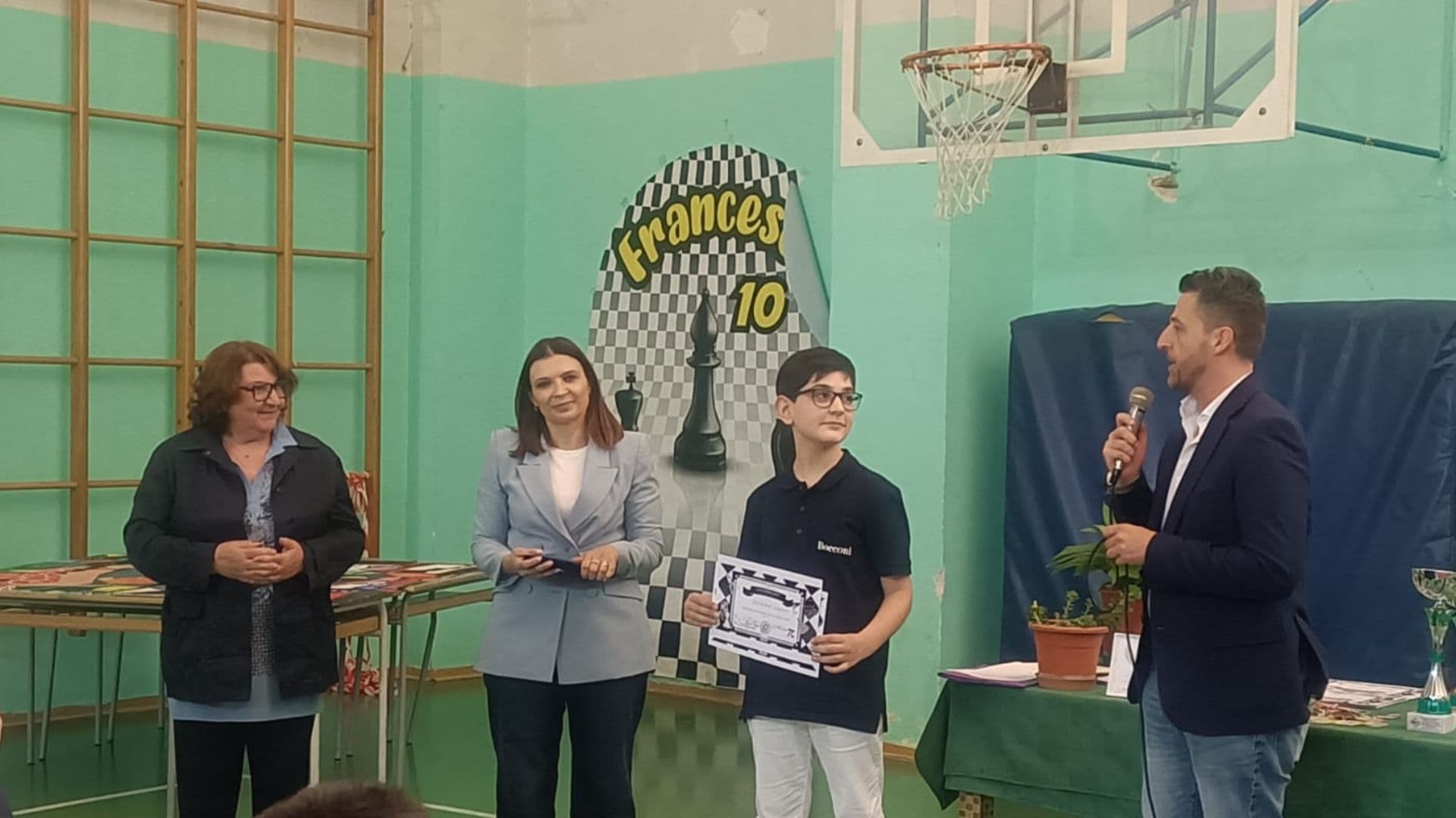 Premiato il giovane Vincenzo Bevacqua, finalista ai Giochi Matematici di Milano