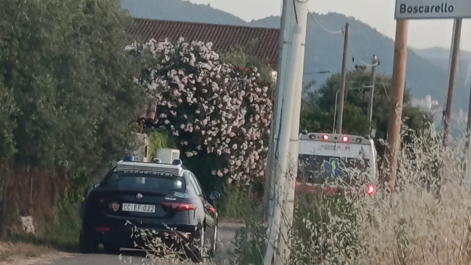 Lite a Boscarello: c'è un ferito. Sul posto i carabinieri