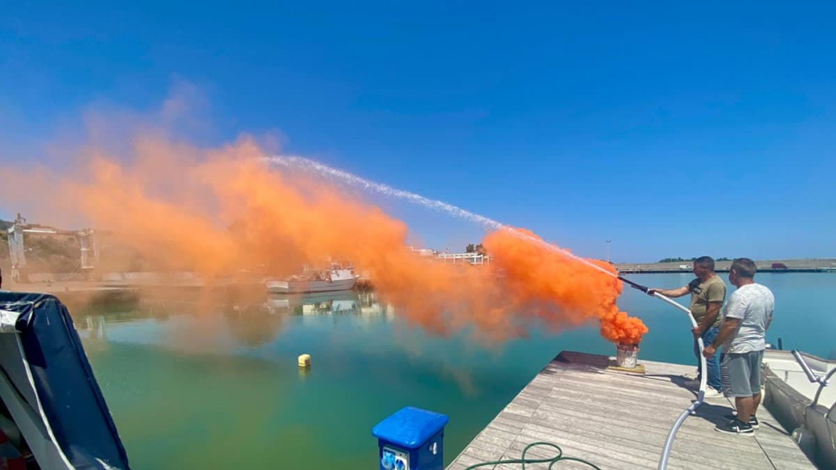 Sicurezza, prove antincendio al porto turistico di Cariati