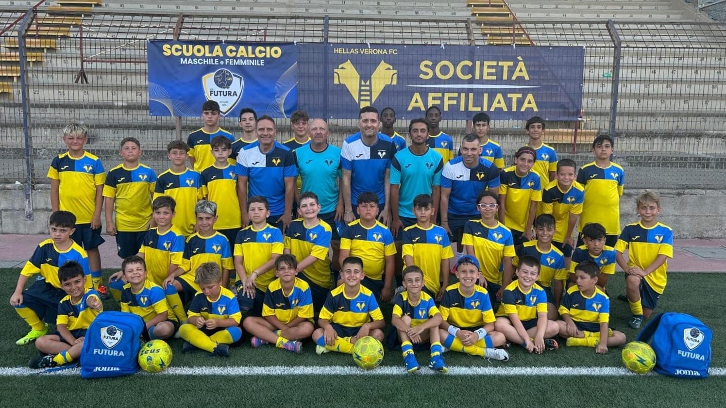 Rossano, grande successo per la terza edizione dell’Hellas Verona Football Camp