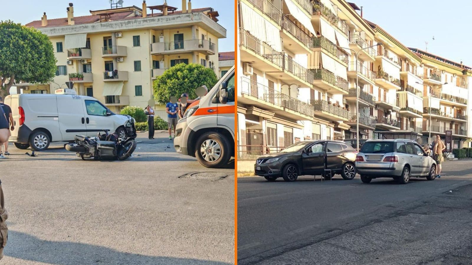 Via Galeno nella morsa degli incidenti: apprensione per un giovane