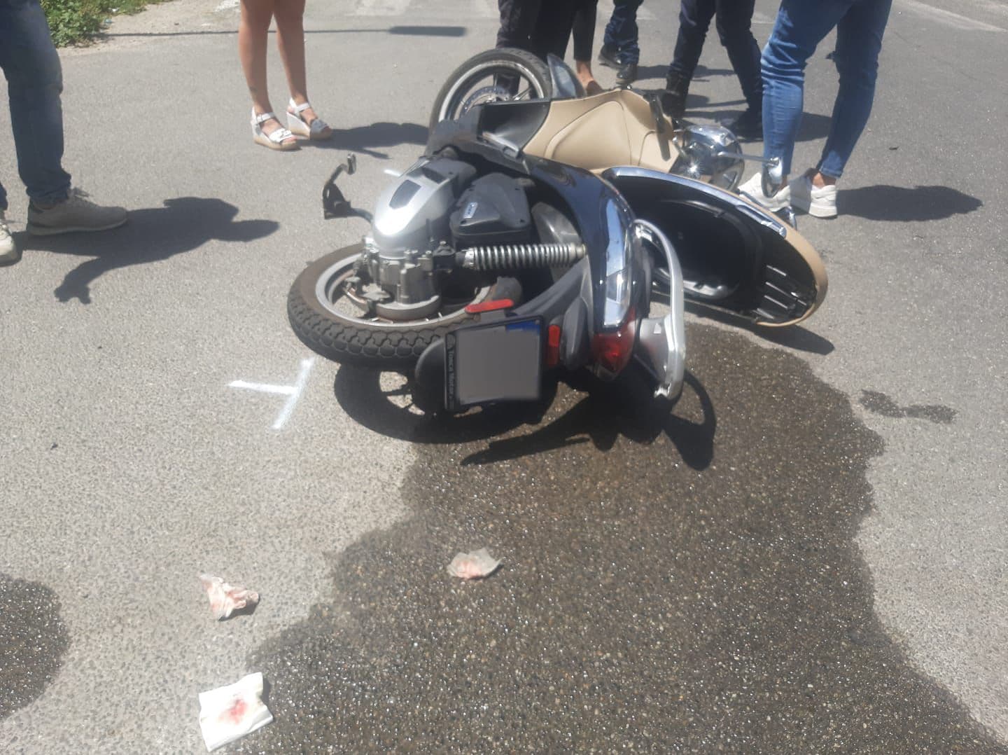 Incidente nello scalo di Corigliano. Ferito un motociclista