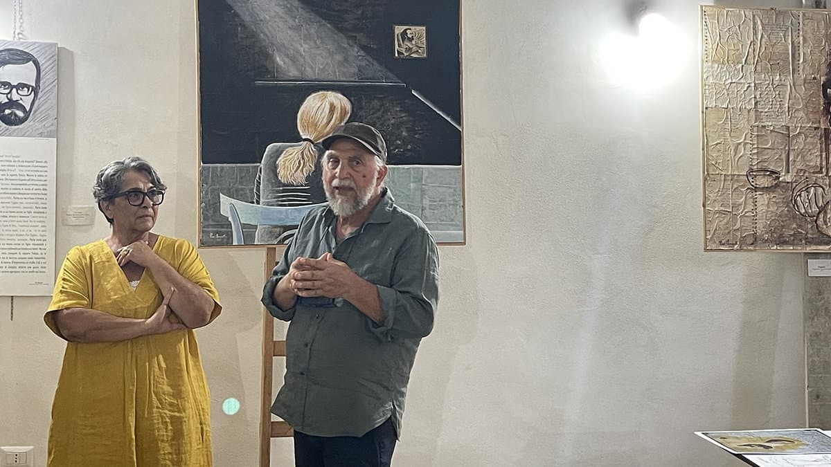 L'Arte-Denuncia di Pino Manzella conquista Rocca Imperiale