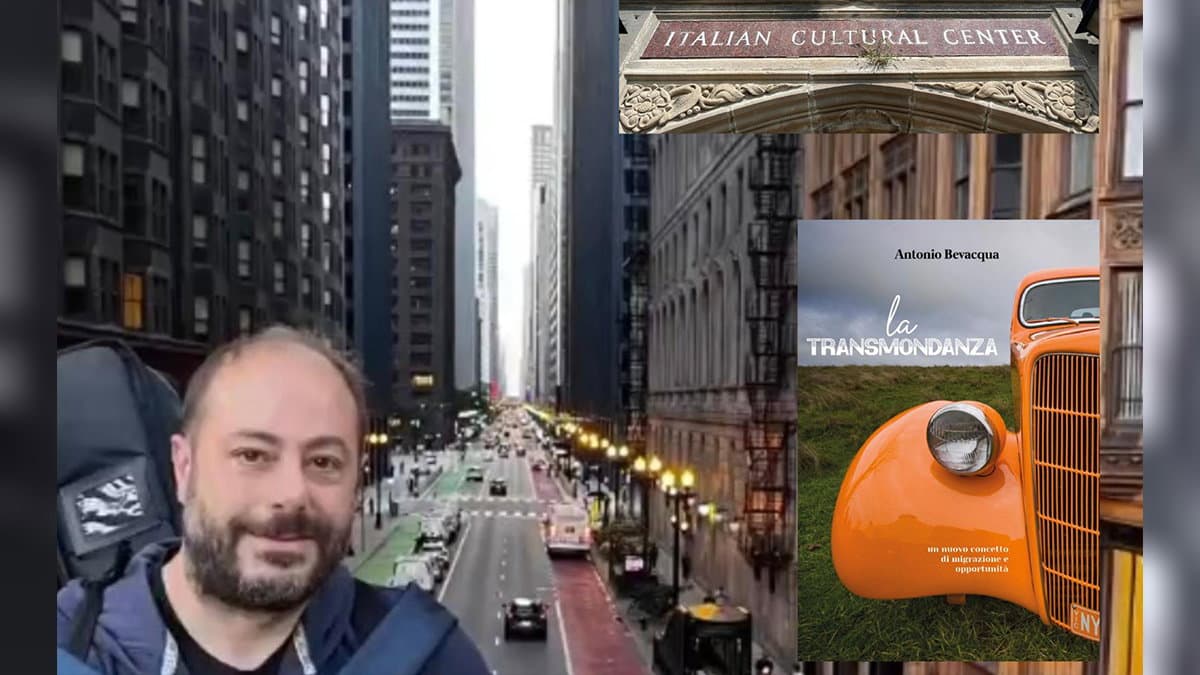 Da Co-Ro a Chicago, Bevacqua presenta il suo libro "La Transmondanza: un nuovo concetto di migrazione e opportunità"