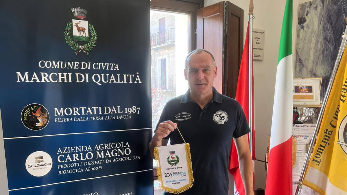 Francesco Lombardi, da Civita in Australia per correre alla Sydney Marathon Asics