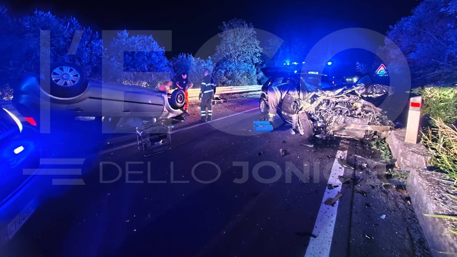 Scontro frontale sulla Statale 106, muore un giovane di Mirto