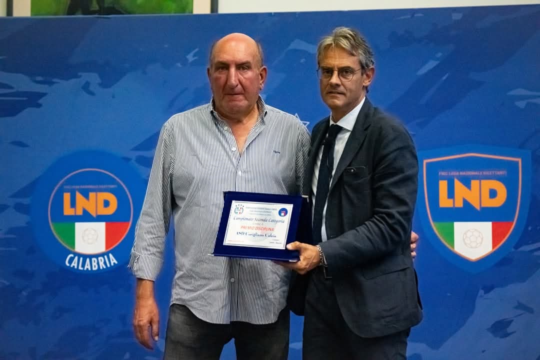 Corigliano Calcio : Coppa disciplina e tanto entusiasmo. Sangregorio : «Un riconoscimento che ci qualifica»