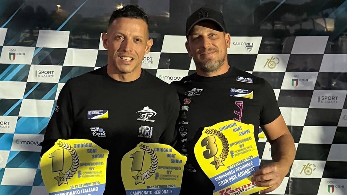 Il cariatese Parrilla è il nuovo Campione Italiano di Moto d'Acqua nella categoria Jet Raid