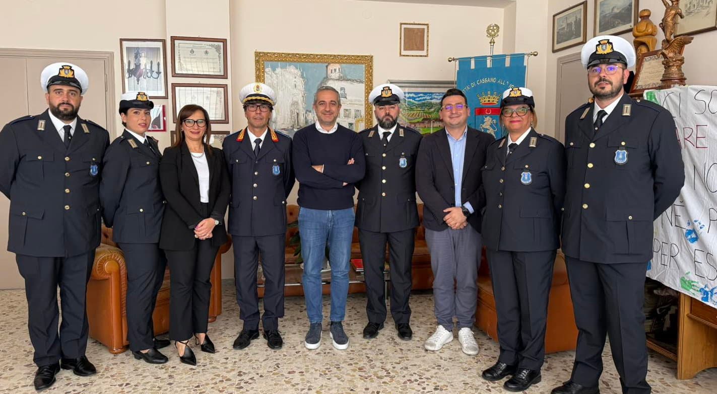 Cassano: cinque agenti della polizia locale ottengono la qualifica di pubblica sicurezza