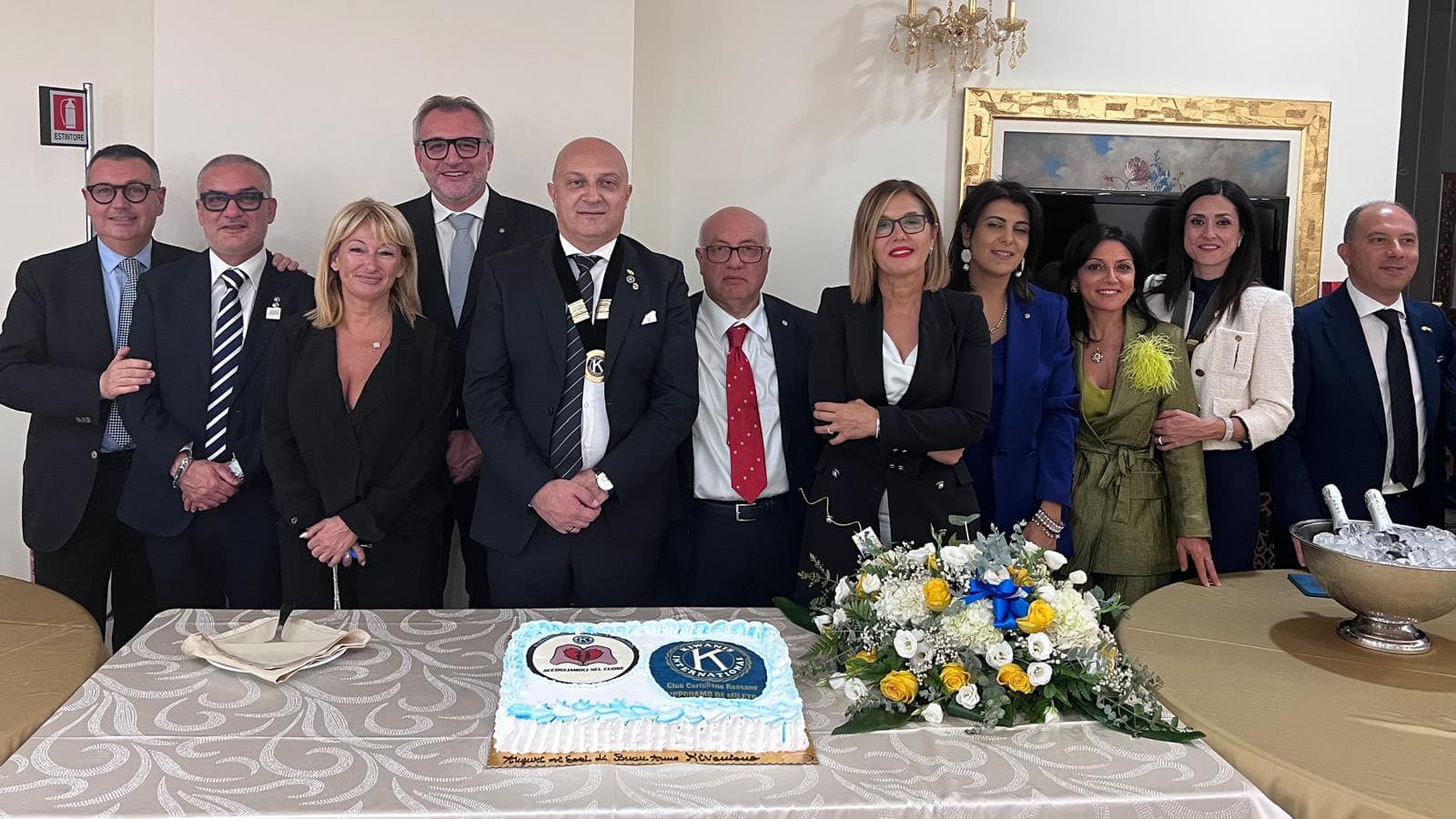 Kiwanis Corigliano-Rossano, passaggio della campana e nuovi impegni per l’anno sociale