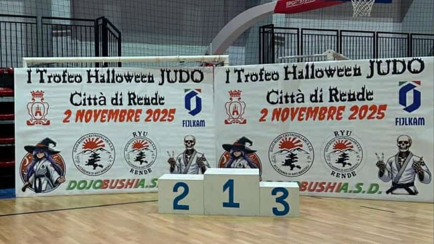 Successo per il primo "Trofeo Halloween Judo”: oltre 200 atleti in gara al PalaPirossigeno di Rende