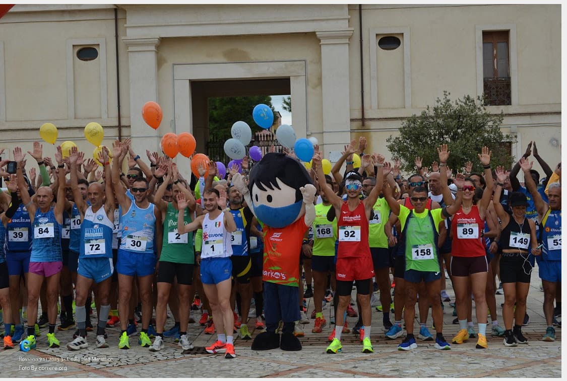 Cadono i record alla Co.Ro. Half Marathon: trionfano Luca Ursano e Simona Belvedere