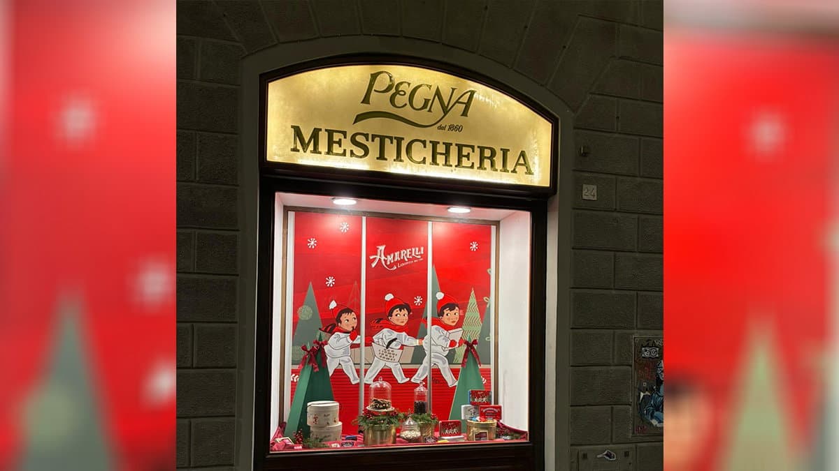 Amarelli conquista Firenze: un'intera vetrina dedicata a due passi dal Duomo