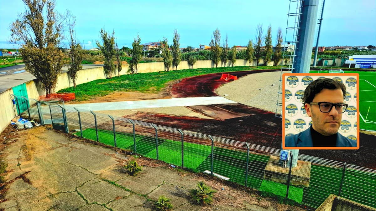 Cemento sulla pista di atletica del Brillia, Caputo (FdI) attacca il Comune: «Impianto stravolto»