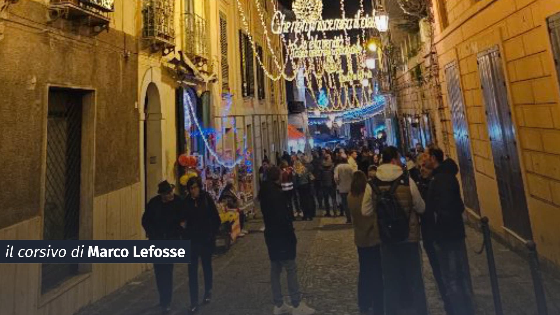 Una polpetta ha acceso la città