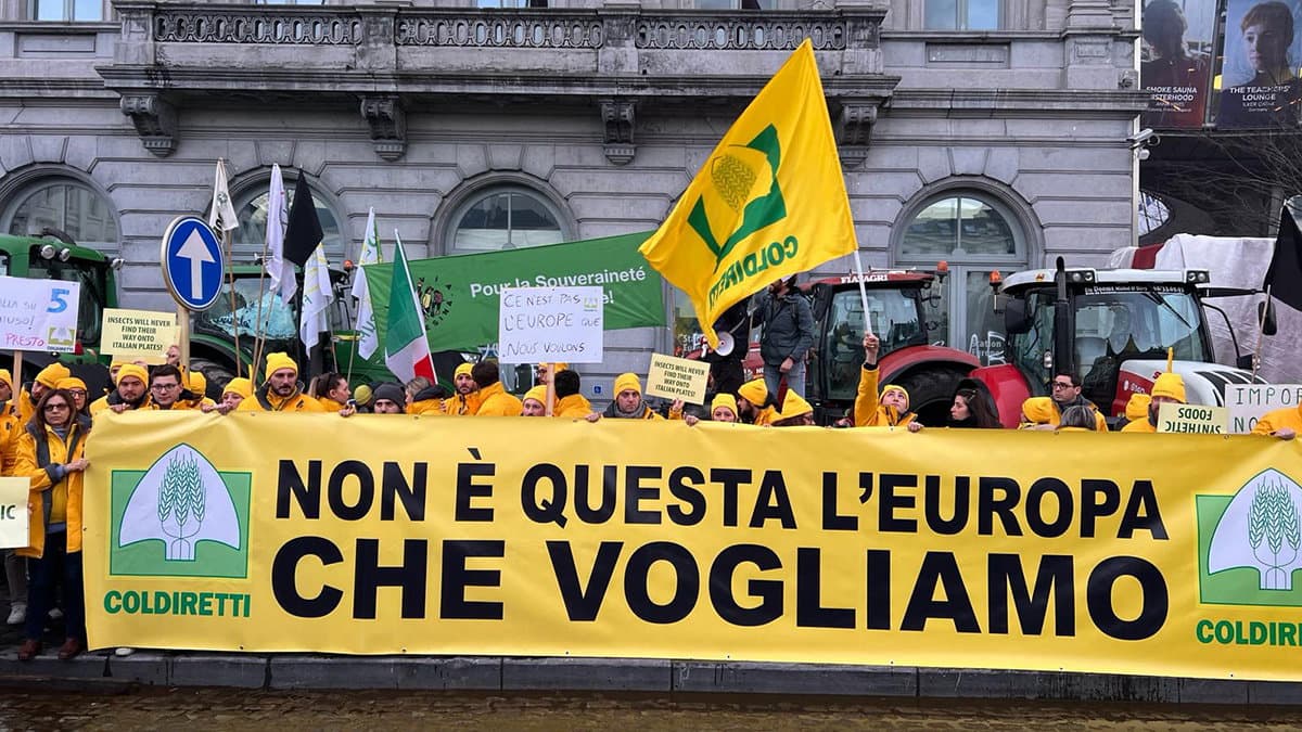 Coldiretti Calabria a Bruxelles contro i tagli alla Pac: «Serve un'Europa diversa»