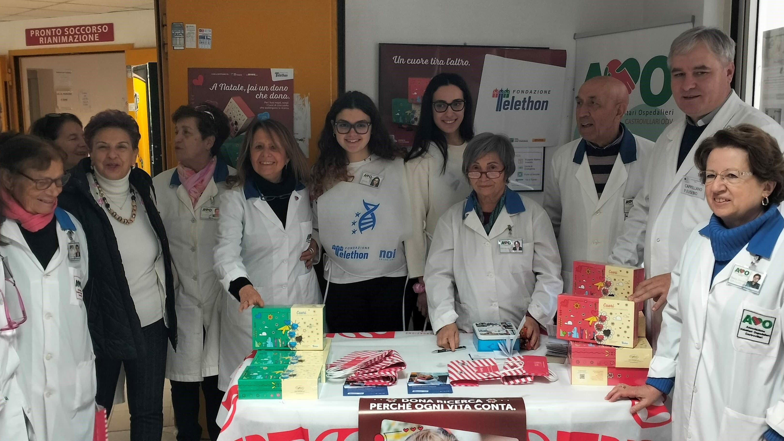 L’AVO di Castrovillari affianca Telethon nella raccolta fondi per la ricerca