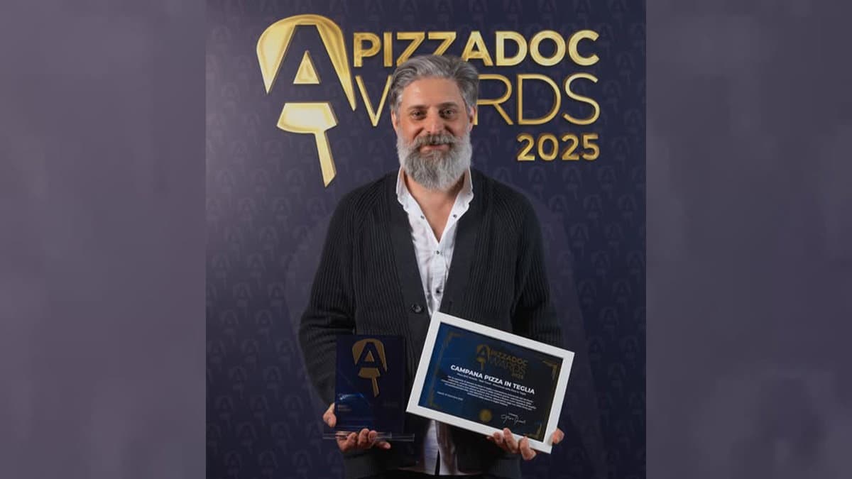 Identità e ricerca, Campana premiato al Pizza Doc Awards 2025 nella categoria "Best Trend"