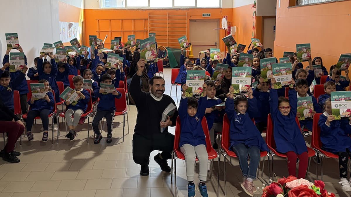 "Dalla neve… al gelato" di Massimiliano Tagliaferro entra nelle scuole di Co-Ro