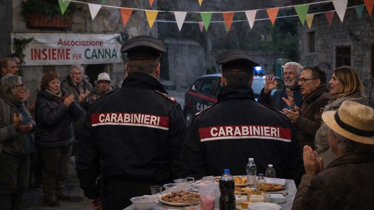L'Associazione “Insieme per Canna” fa festa e il sindaco manda i Carabinieri. «Questo è accanimento»