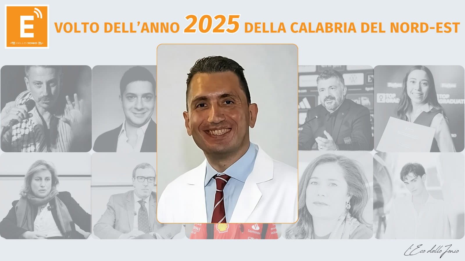 Il volto dell'anno 2025 della Calabria del nord-est è Francesco Pata