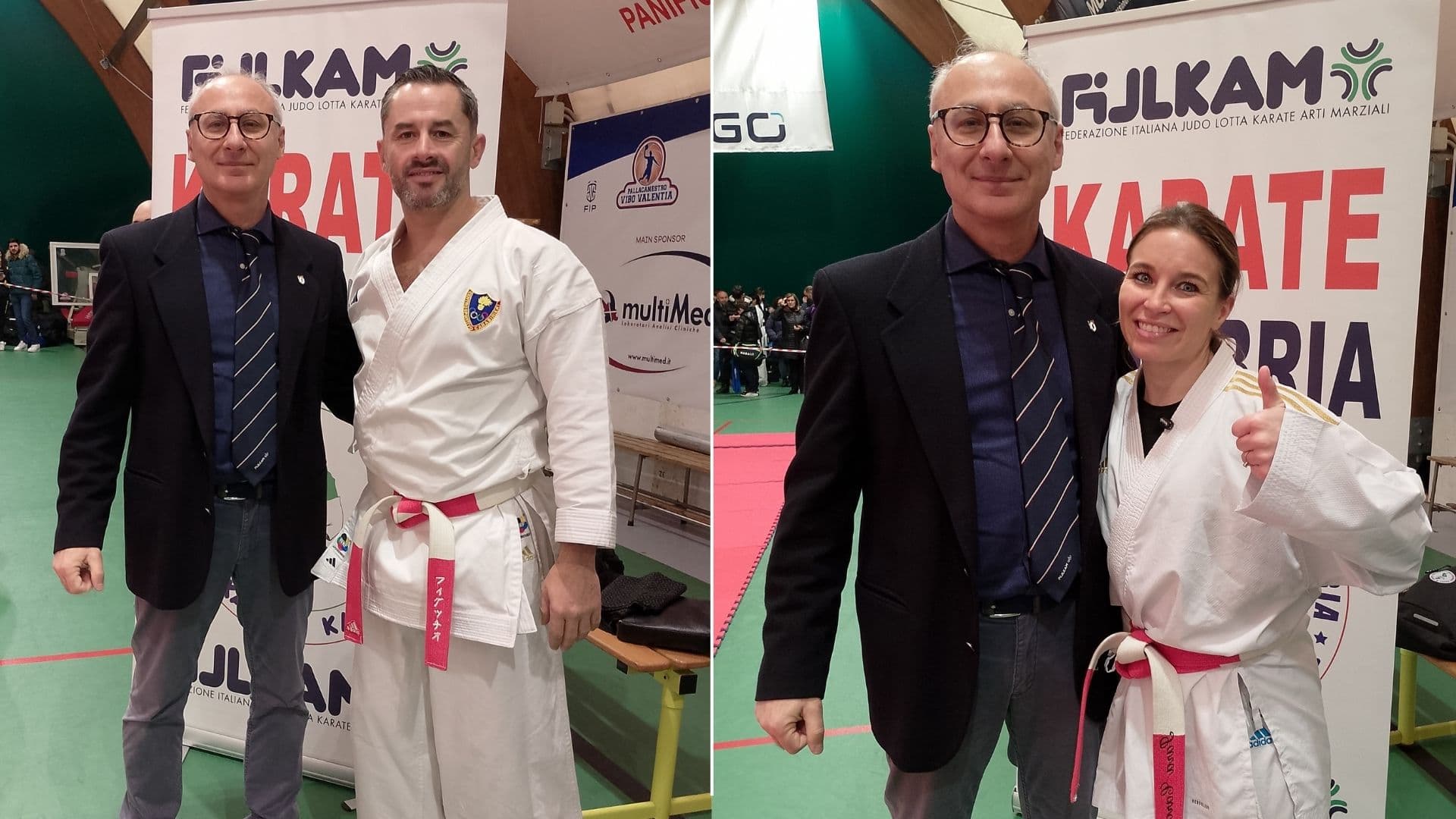 L’A.s.d. Karate “Vincent” Corigliano-Rossano a lezione dai Campioni del Mondo
