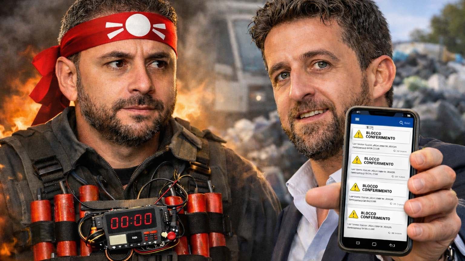 «Montuoro come il peggior kamikaze». Conferimento rifiuti, Stasi: «Non dica bugie, abbiamo gli screenshot!»