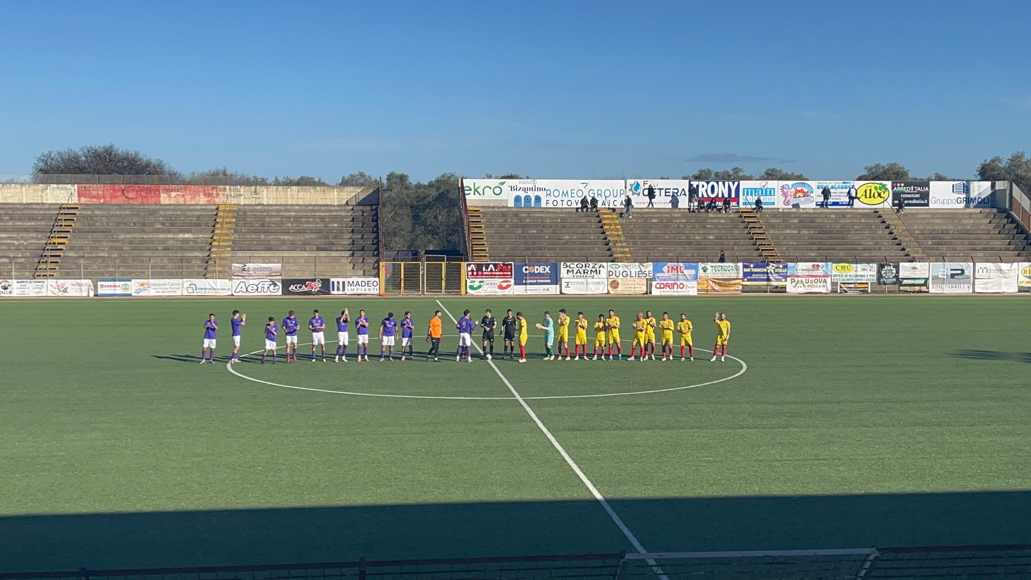 Rossanese, vittoria sofferta e salvezza blindata: 1-0 alla Gioiese