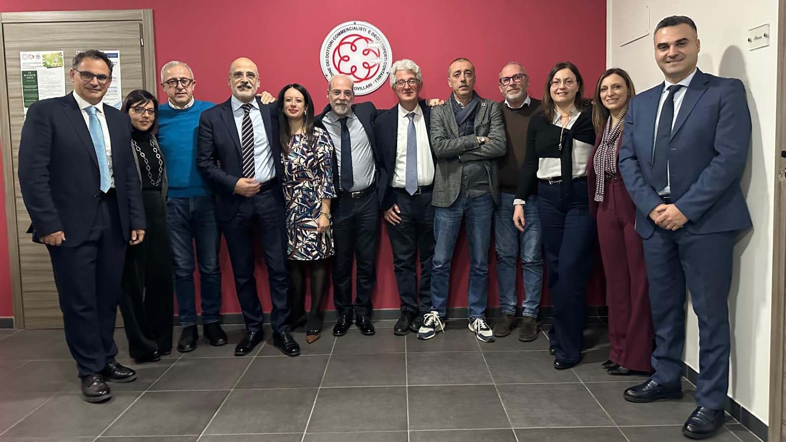 Ordine dei Commercialisti di Castrovillari, si insedia il nuovo Consiglio guidato da Domenico Pisano