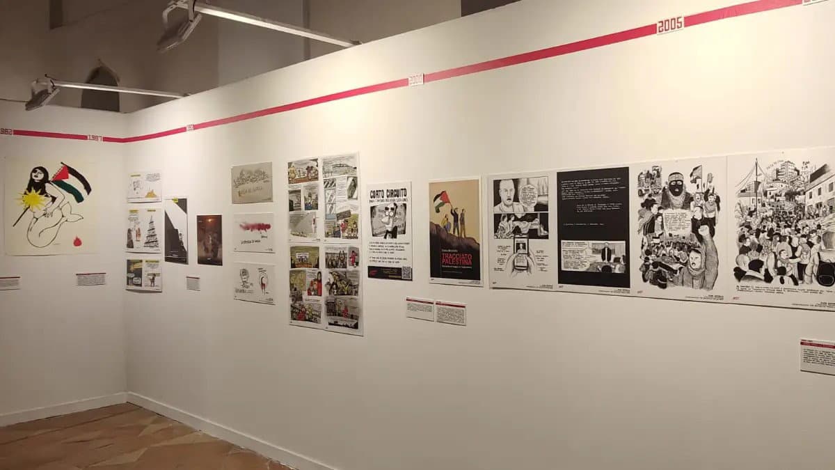 All’Unical la mostra “Falastin Hurra”: 60 opere sulla Palestina fino all’1 aprile 2026
