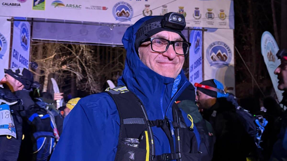 Trail notturno nella Sila, Giovanni Forciniti chiude tra i primi: ottavo alla Winter Challenge