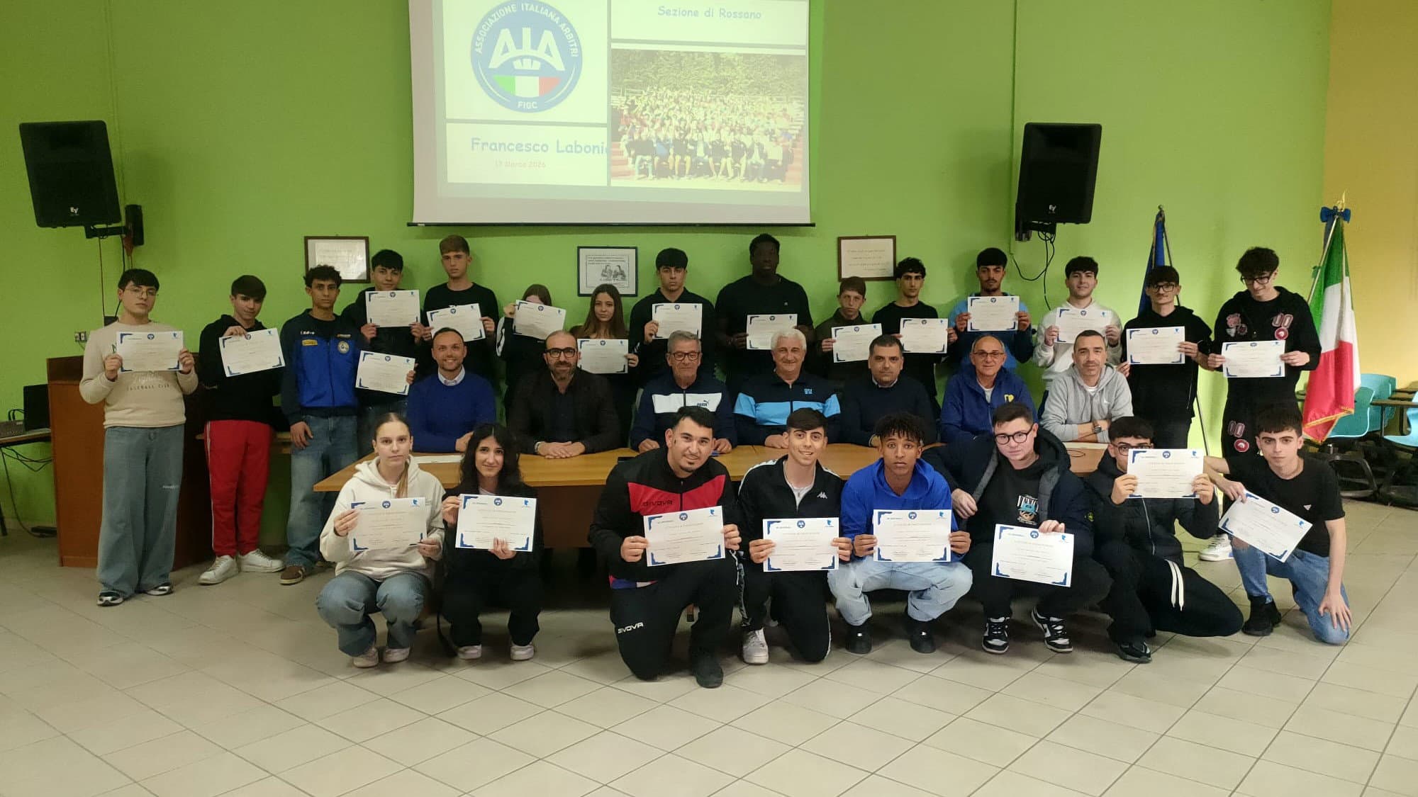 Concluso il corso di arbitro scolastico all’IIS Palma Green Falcone Borsellino