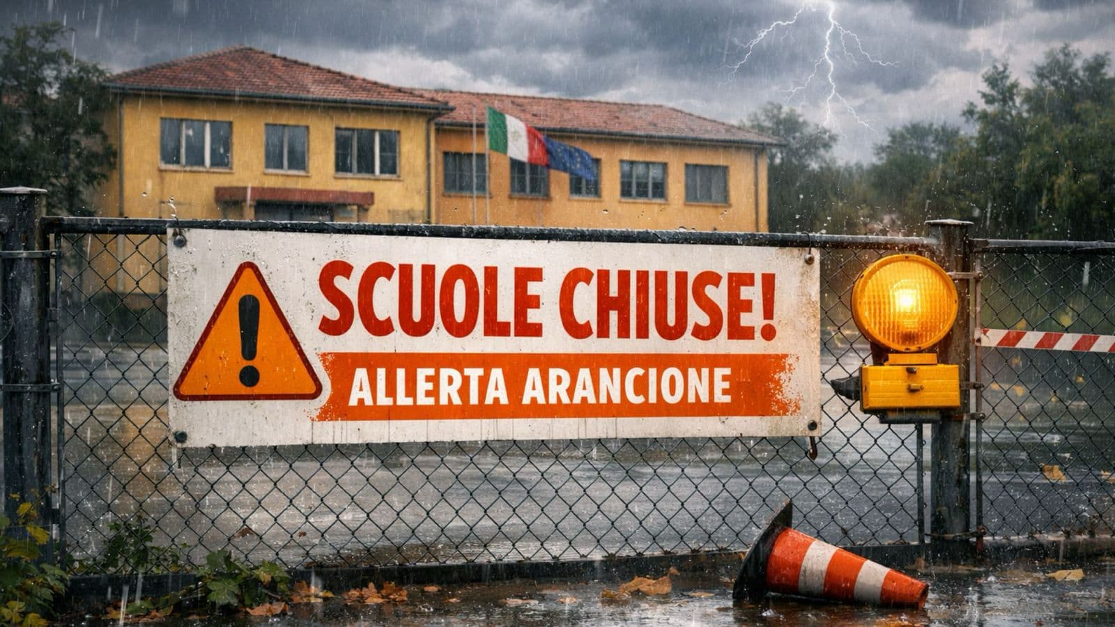 Allerta meteo, domani scuole chiuse a Co-Ro e in diversi comuni del territorio