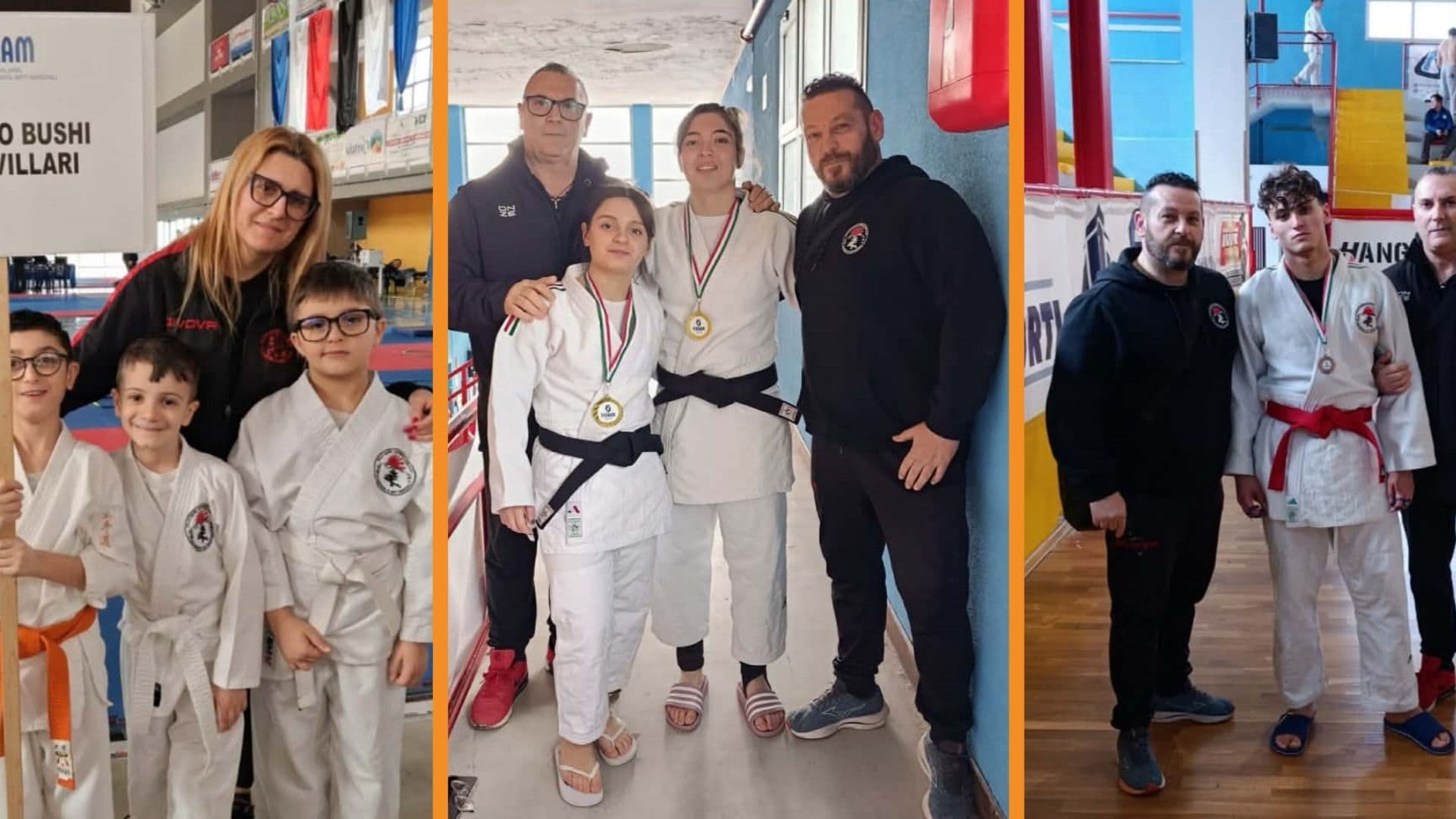 Dojo Bushi Castrovillari protagonista “tra due mari”: successi nel judo e nel karate
