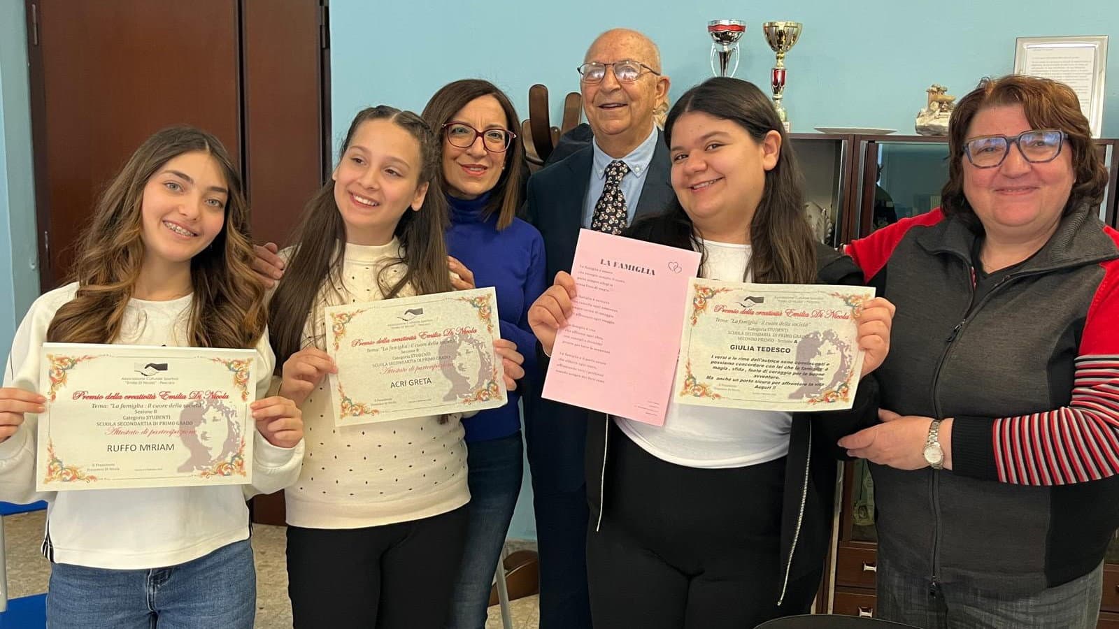 Co-Ro, Premio della Creatività: premiati gli studenti dell'I.C. Rossano 2 per la 6^ edizione