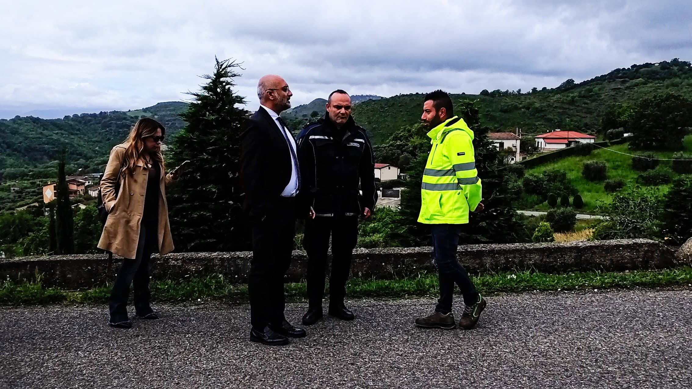 Altomonte, svolta sulla SP120: sopralluogo del Presidente Faragalli e via libera agli interventi dopo la frana